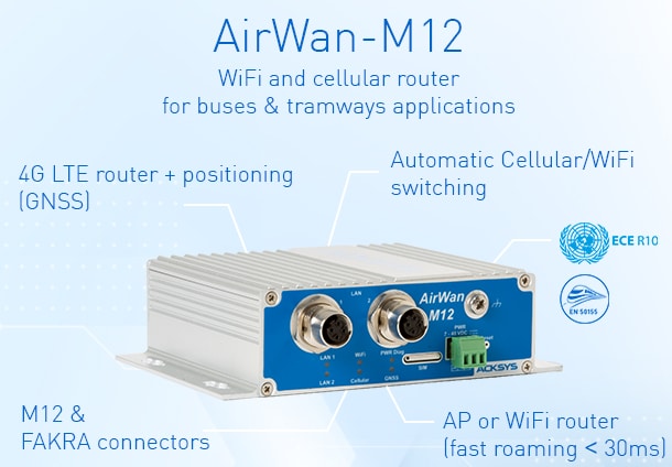 Discover AirWan-M12, the new cellular and WiFi router