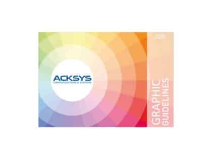Cover ACKSYS Graphic Guidelines